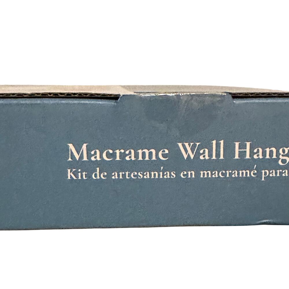 NIB Macrame Wall Hanging Craft Kit DIY Boho Home Decor - Picture 5 of 5